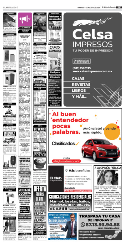 Clasificados página 3