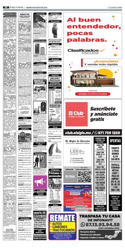Clasificados página 2