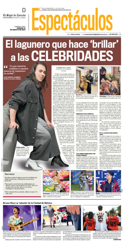 Espectáculos página 1
