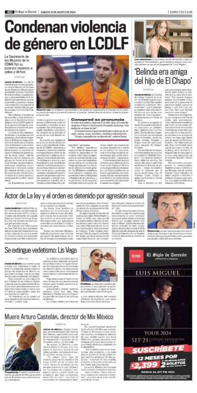 Espectáculos página 4