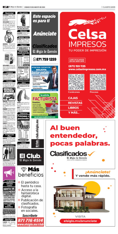 Clasificados página 2