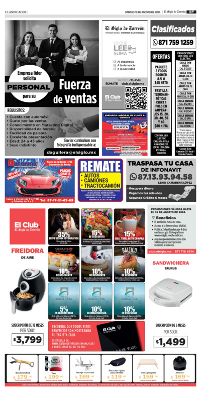 Clasificados página 3