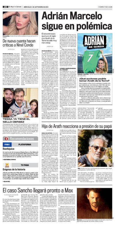 Espectáculos página 2