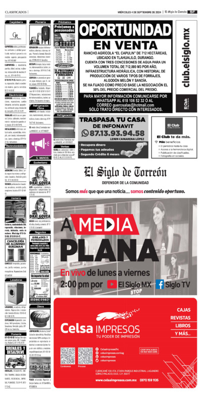 Clasificados página 2