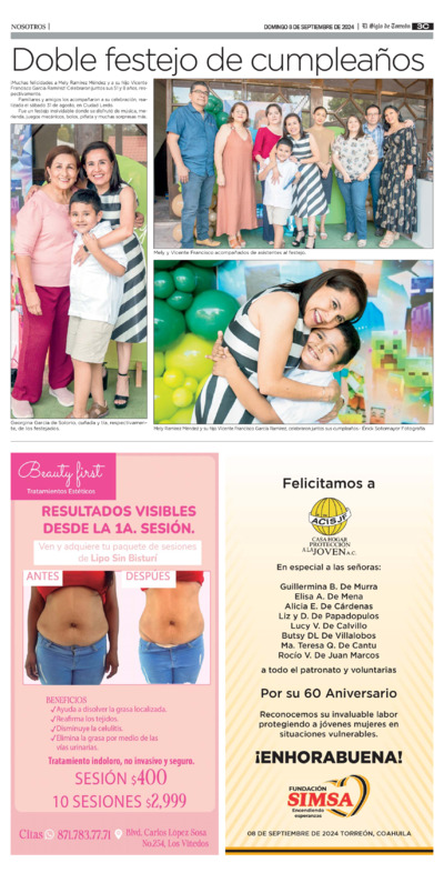 Nosotros / Sociales página 3