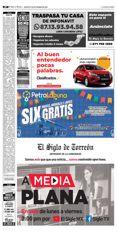 Clasificados página 2