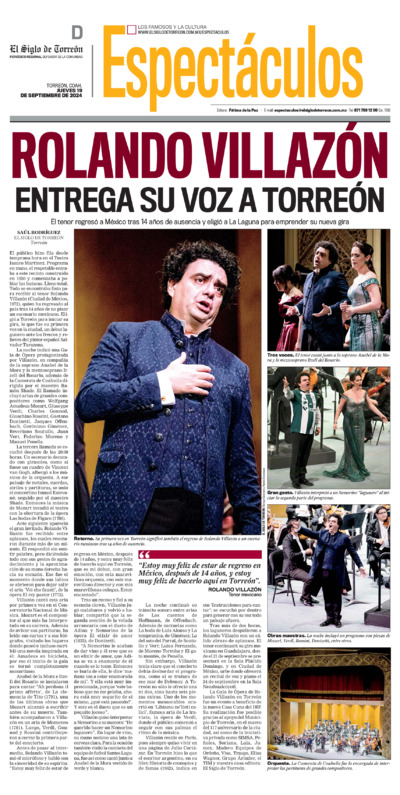 Espectáculos página 1