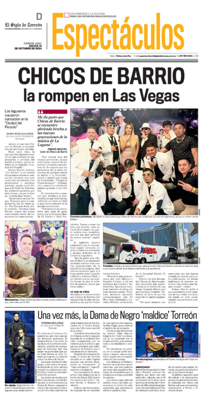Espectáculos página 1