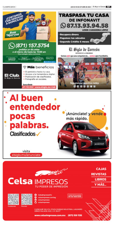 Clasificados página 2