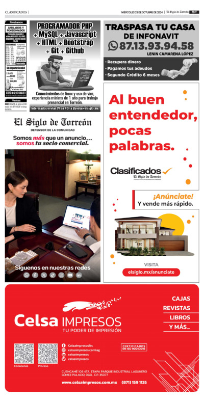 Clasificados página 2