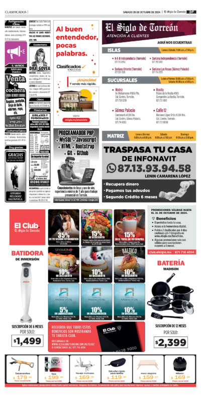 Clasificados página 3