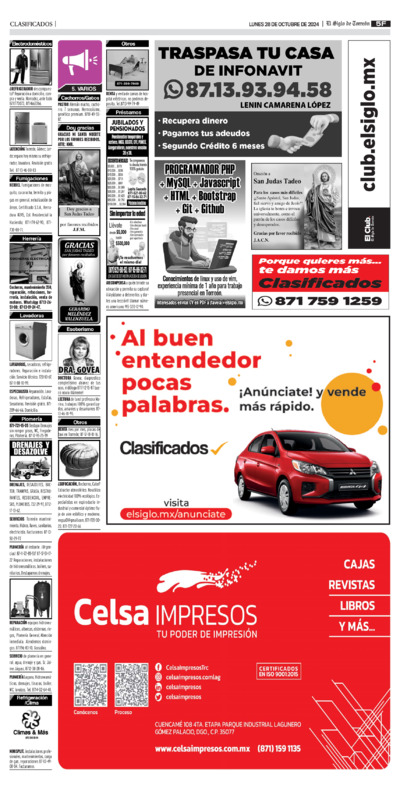Clasificados página 2