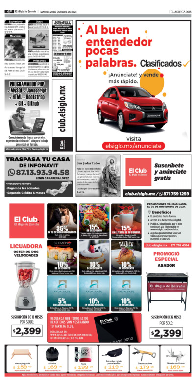 Clasificados página 2