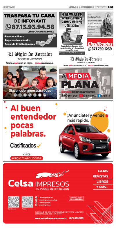 Clasificados página 2