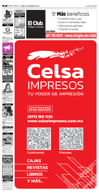Clasificados página 2