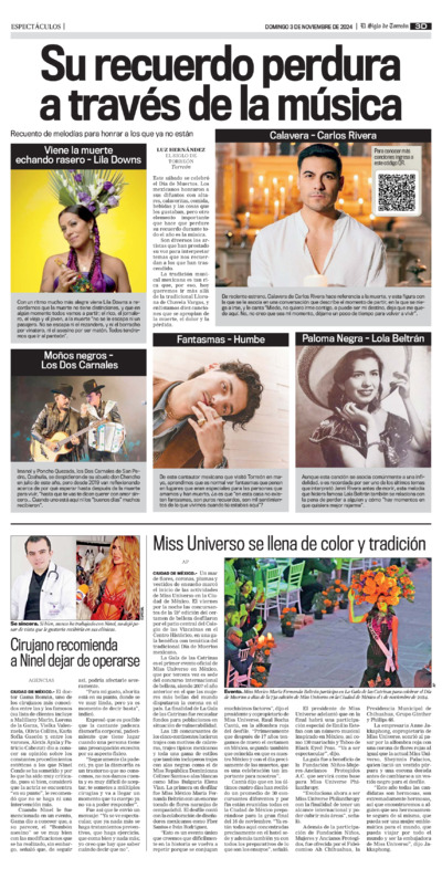 Espectáculos página 3