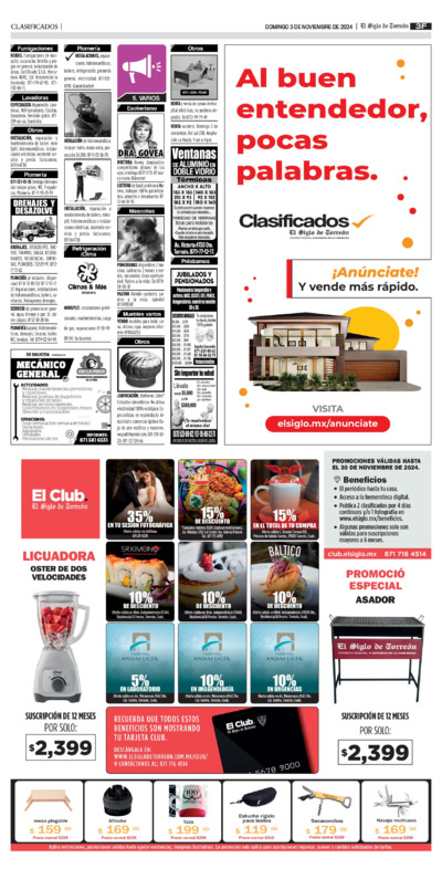 Clasificados página 3