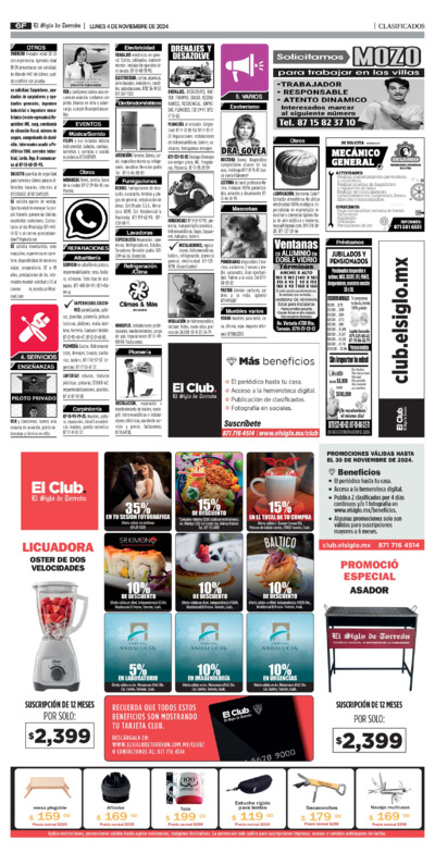 Clasificados página 2