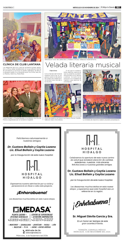 Nosotros / Sociales página 5