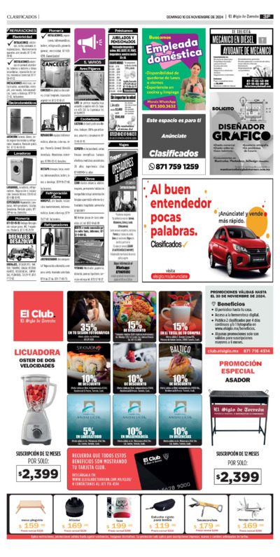 Clasificados página 3
