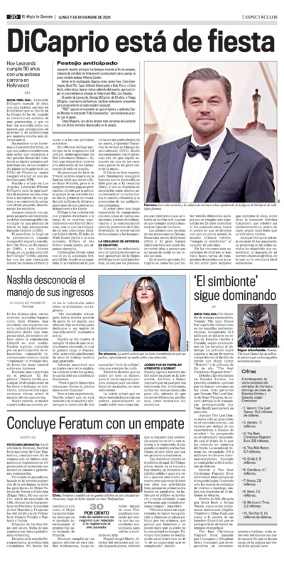 Espectáculos página 2