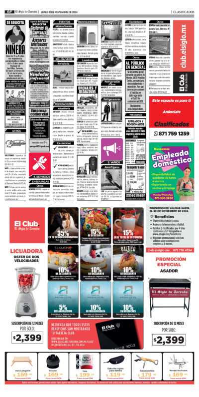 Clasificados página 3