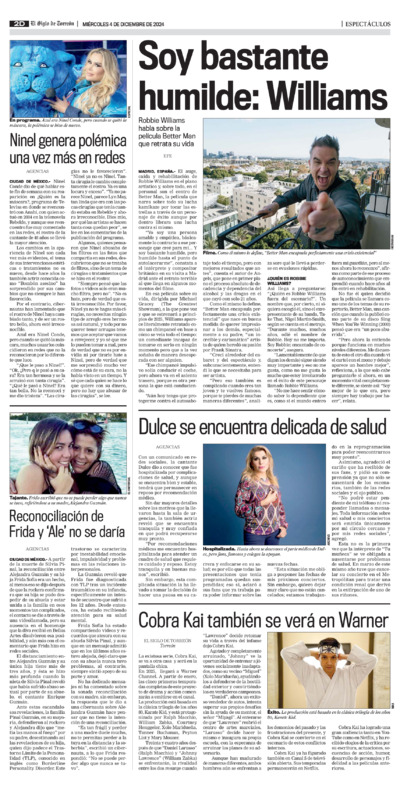Espectáculos página 2