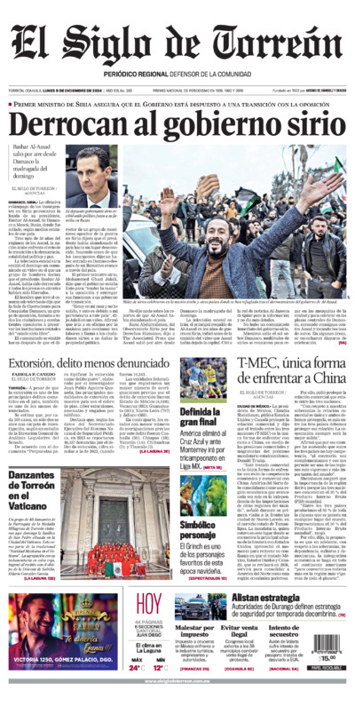 Edición impresa de El Siglo de Torreón, miércoles  2 de julio de 2025
