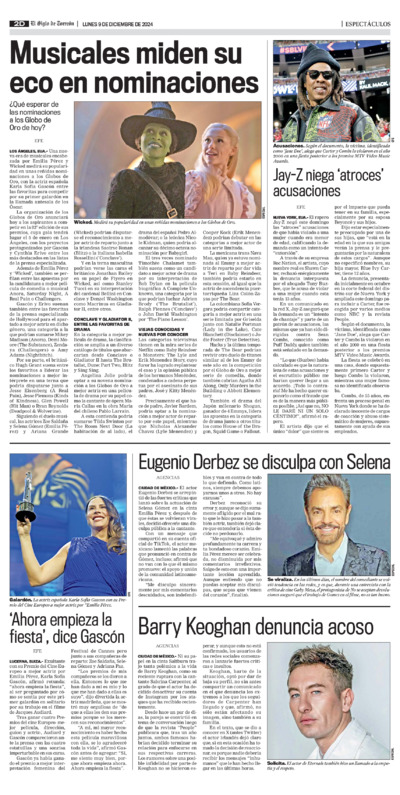 Espectáculos página 2