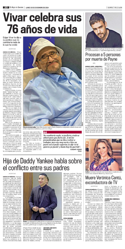 Espectáculos página 2