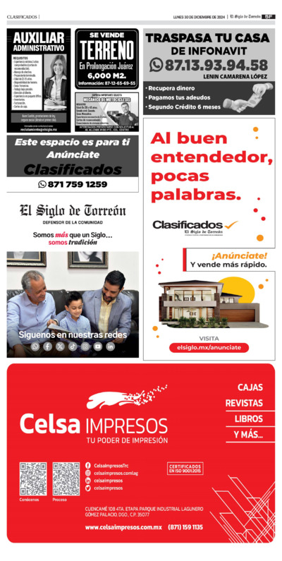 Clasificados página 2
