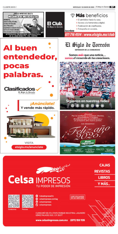 Clasificados página 2