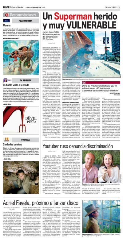 Espectáculos página 2