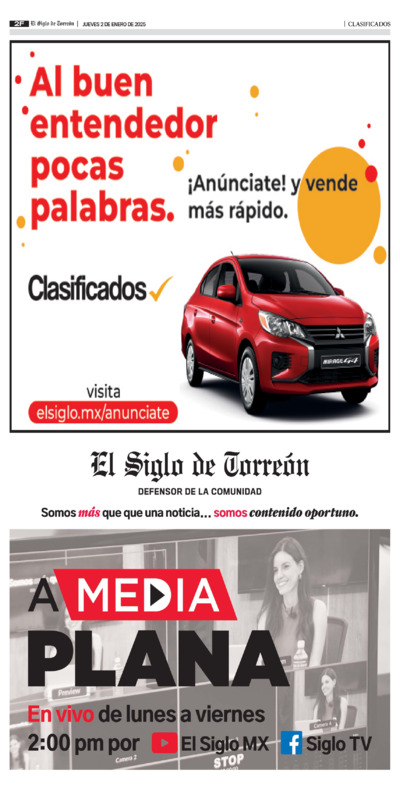 Clasificados página 2