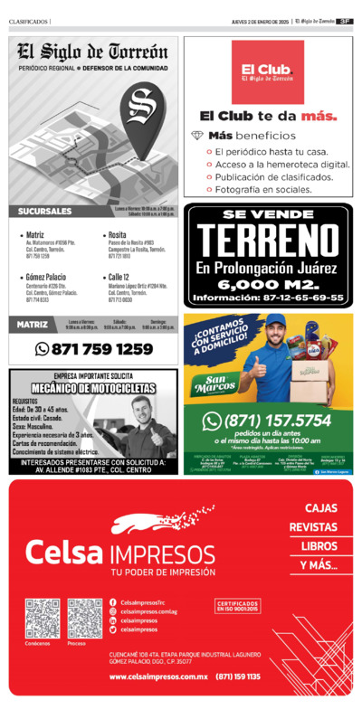 Clasificados página 3
