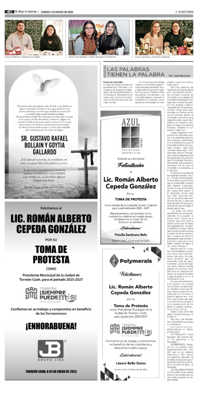 Nosotros / Sociales página 4