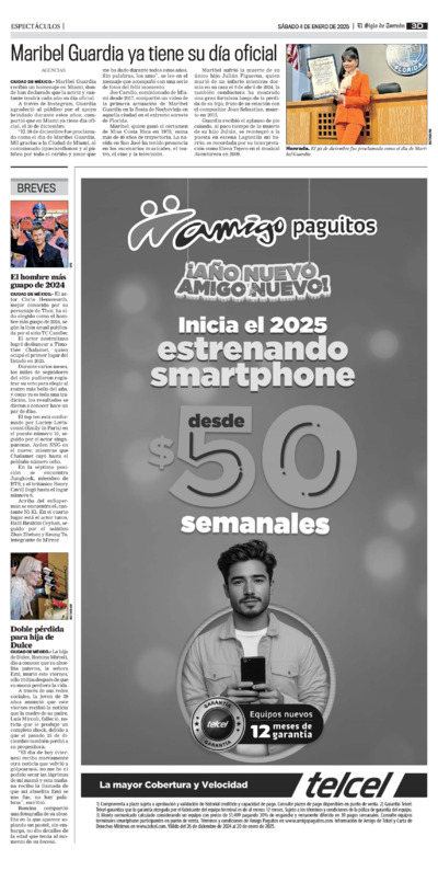 Espectáculos página 3