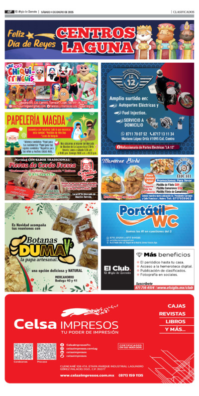 Clasificados página 4