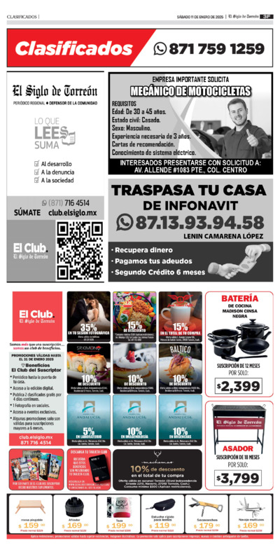 Clasificados página 3