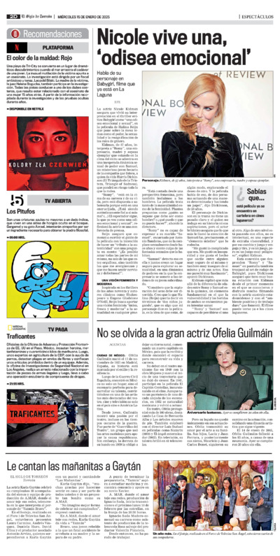 Espectáculos página 2