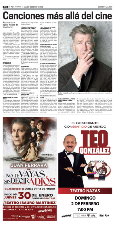 Espectáculos página 6