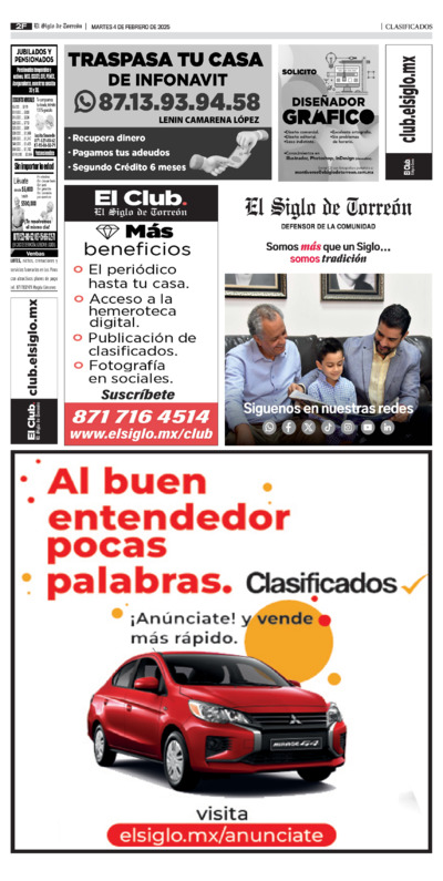 Clasificados página 2