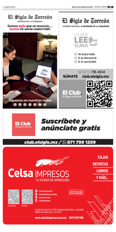 Clasificados página 3