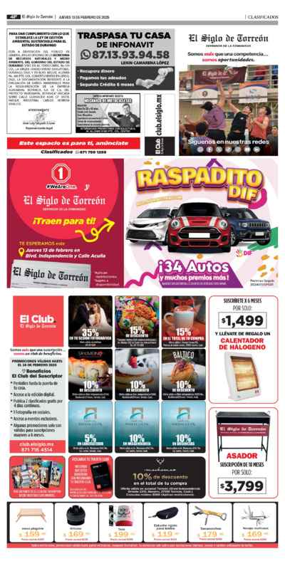 Clasificados página 2