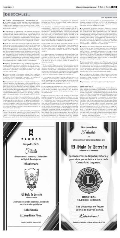 Nosotros / Sociales página 3