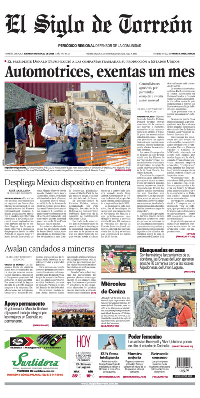 Edición del jueves  6 de marzo de 2025