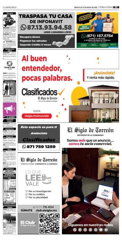 Clasificados página 2