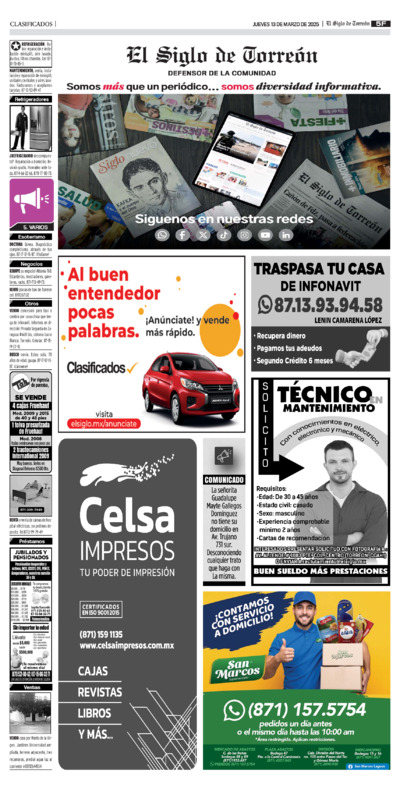 Clasificados página 2