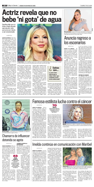 Espectáculos página 2
