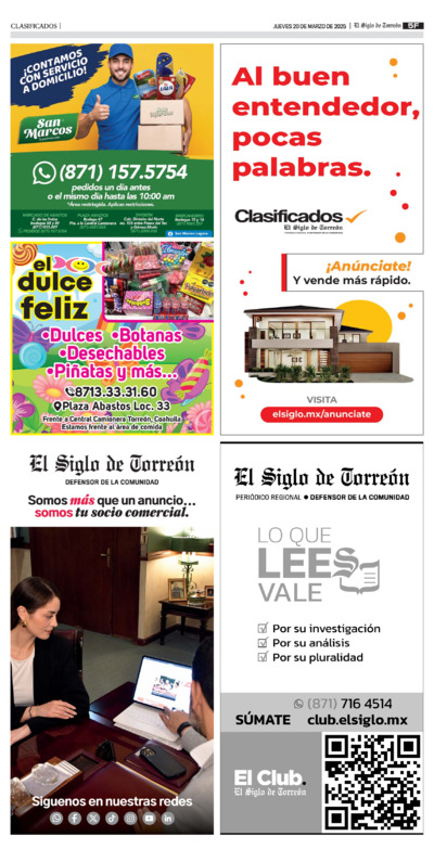 Clasificados página 2